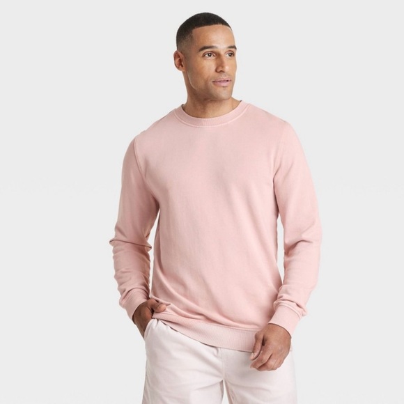 Goodfellow & Co Other - Men's Pink French Terry Goodfellow&Co Pullover Sweatshirt size small NWT